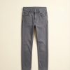 slim men's jeans in grey — main