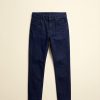 tapered men's jeans in deep indigo — main