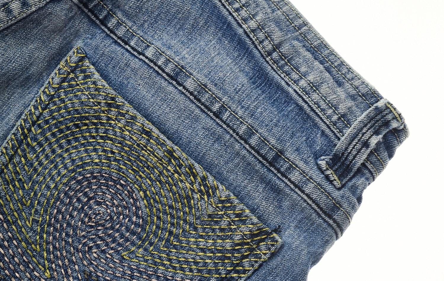 Denim weave detail